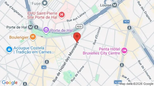 Apartments for rent in Brussels Sint-Gillis - Photo from Google Street View