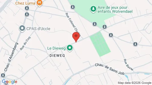 Apartments for rent i Brussels Ukkel - kort over placeringen