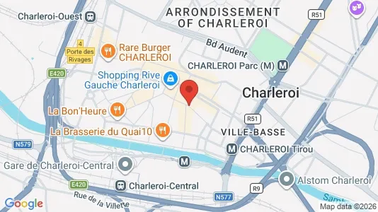 Apartments for rent in Charleroi - Photo from Google Street View
