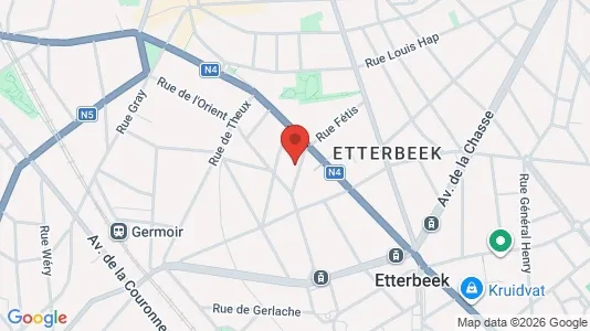 Apartments for rent in Brussels Etterbeek - Photo from Google Street View