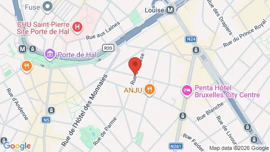Apartments for rent in Brussels Sint-Gillis - Photo from Google Street View