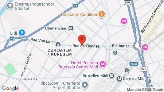 Apartments for rent in Brussels Anderlecht - Photo from Google Street View