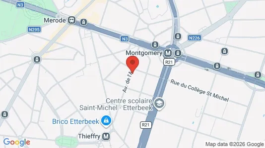 Apartments for rent in Brussels Etterbeek - Photo from Google Street View