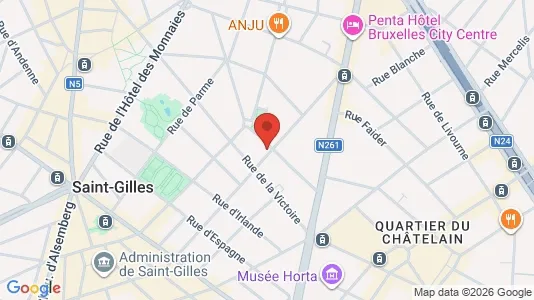 Apartments for rent in Brussels Sint-Gillis - Photo from Google Street View