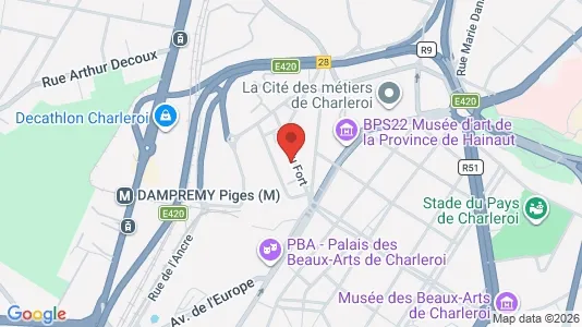 Apartments for rent in Charleroi - Photo from Google Street View