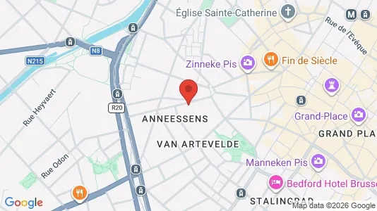Apartments for rent i Stad Brussel - kort over placeringen