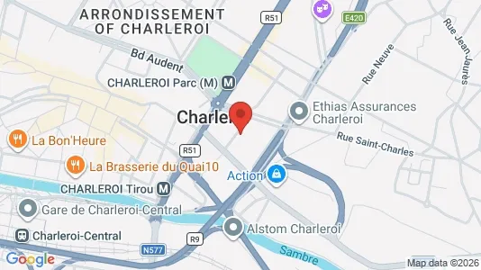 Apartments for rent in Charleroi - Photo from Google Street View
