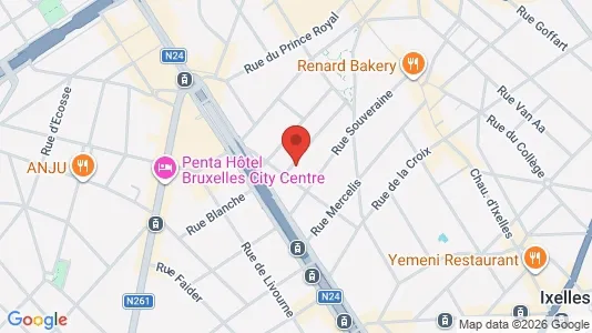 Apartments for rent in Brussels Elsene - Photo from Google Street View