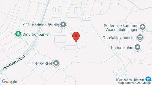 Apartments for rent i Södertälje - kort over placeringen