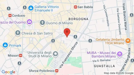 Apartments for rent i Milano Zona 1 - Centro storico - kort over placeringen
