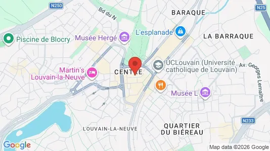 Apartments for rent in Ottignies-Louvain-la-Neuve - Photo from Google Street View