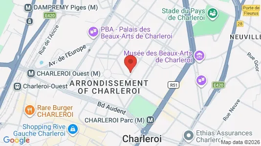 Apartments for rent in Charleroi - Photo from Google Street View