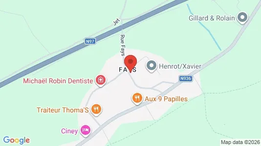 Apartments for rent in Ciney - Photo from Google Street View