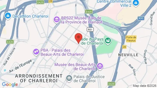 Apartments for rent in Charleroi - Photo from Google Street View
