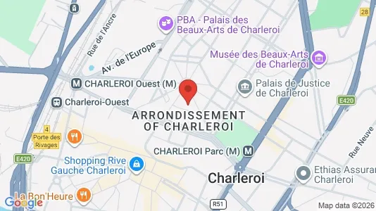 Apartments for rent in Charleroi - Photo from Google Street View