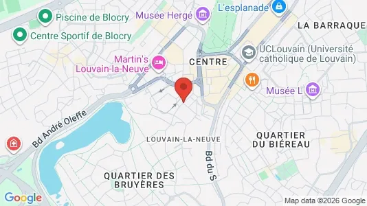Apartments for rent in Ottignies-Louvain-la-Neuve - Photo from Google Street View