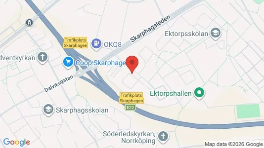 Apartments for rent i Norrköping - kort over placeringen