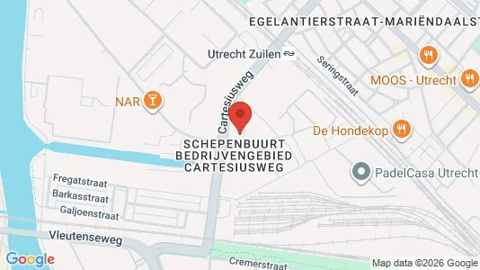 Apartments for rent i Utrecht West - kort over placeringen