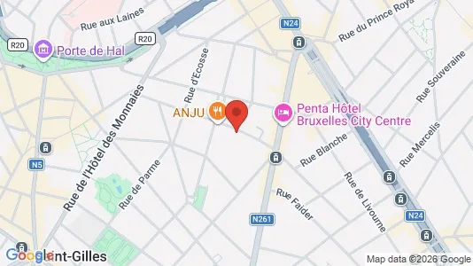 Apartments for rent in Brussels Sint-Gillis - Photo from Google Street View
