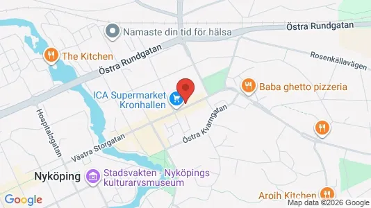 Apartments for rent i Nyköping - kort over placeringen