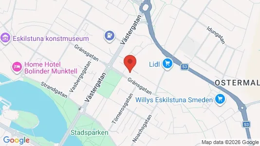 Apartments for rent i Eskilstuna - kort over placeringen