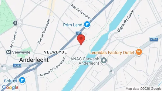 Apartments for rent in Brussels Anderlecht - Photo from Google Street View