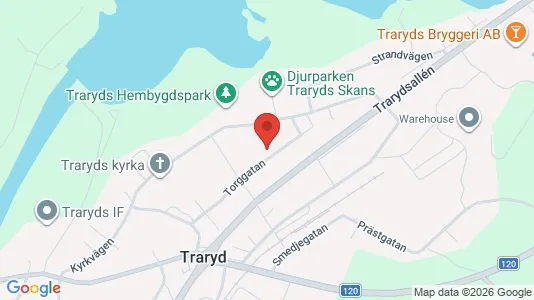 Apartments for rent i Markaryd - kort over placeringen
