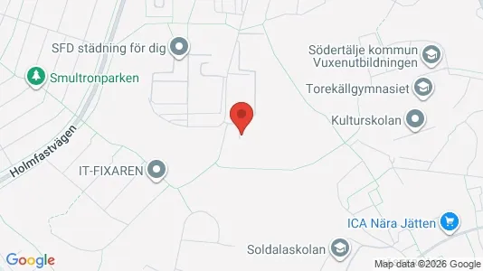 Apartments for rent i Södertälje - kort over placeringen