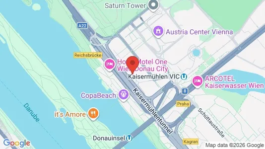 Apartments for rent i Vienna Donaustadt - kort over placeringen