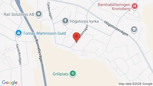 Apartments for rent i Växjö - kort over placeringen
