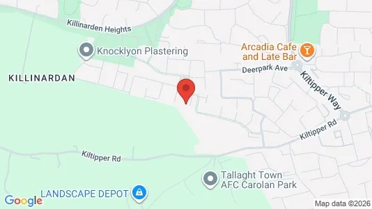 Apartments for rent i Dublin 24 - kort over placeringen