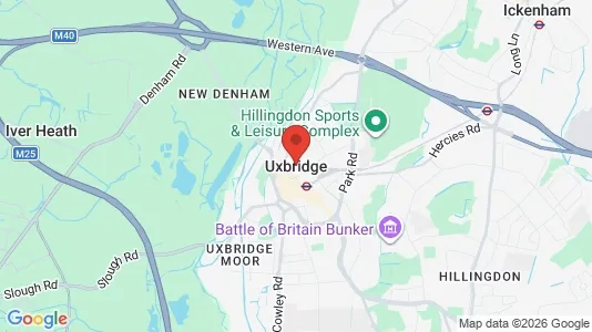Houses for rent i Uxbridge - Middlesex - kort over placeringen