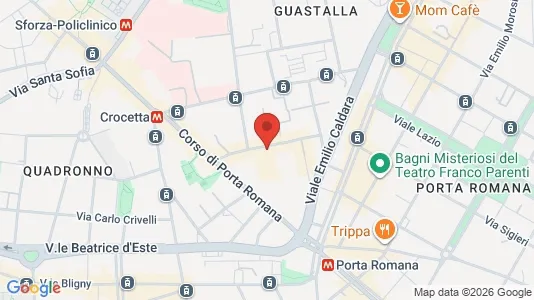 Apartments for rent i Milano Zona 1 - Centro storico - kort over placeringen