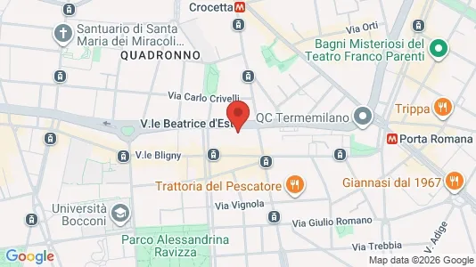 Apartments for rent i Milano Zona 1 - Centro storico - kort over placeringen