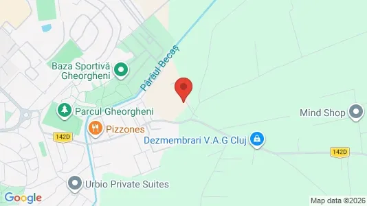 Apartments for rent i Cluj-Napoca - kort over placeringen