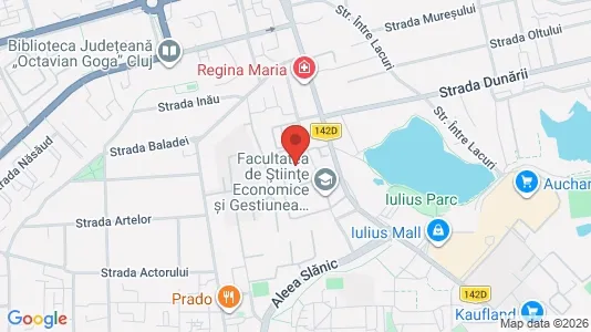 Apartments for rent i Cluj-Napoca - kort over placeringen