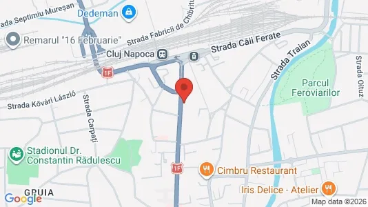 Apartments for rent i Cluj-Napoca - kort over placeringen