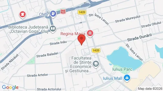 Apartments for rent i Cluj-Napoca - kort over placeringen
