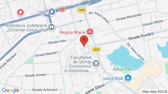 Apartments for rent i Cluj-Napoca - kort over placeringen