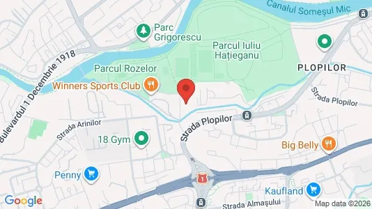 Apartments for rent i Cluj-Napoca - kort over placeringen
