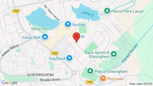 Apartments for rent i Cluj-Napoca - kort over placeringen