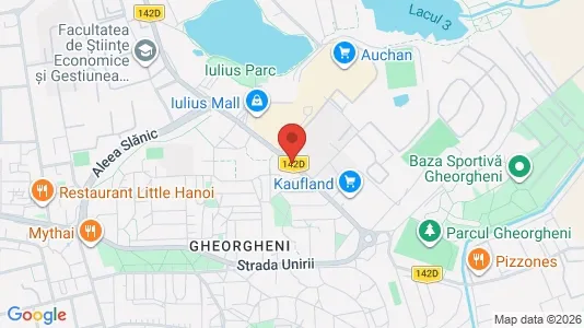 Apartments for rent i Cluj-Napoca - kort over placeringen