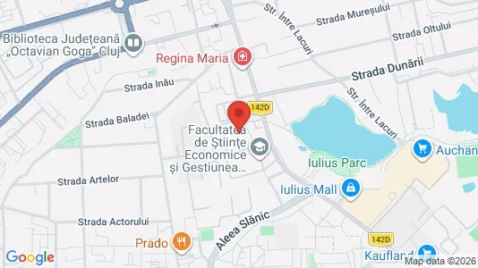 Apartments for rent i Cluj-Napoca - kort over placeringen