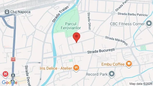 Apartments for rent i Cluj-Napoca - kort over placeringen