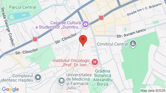 Apartments for rent i Cluj-Napoca - kort over placeringen