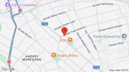 Apartments for rent i Cluj-Napoca - kort over placeringen