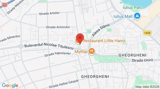 Apartments for rent i Cluj-Napoca - kort over placeringen