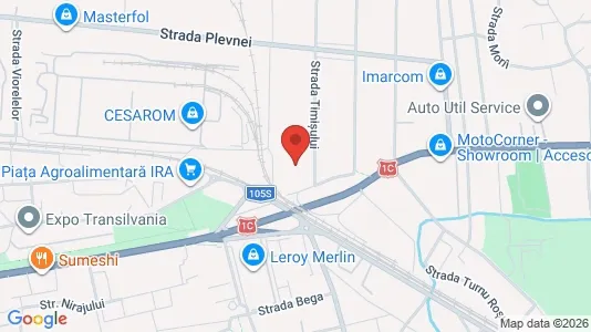 Apartments for rent i Cluj-Napoca - kort over placeringen