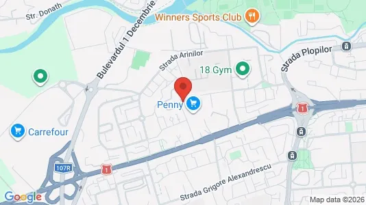 Apartments for rent i Cluj-Napoca - kort over placeringen