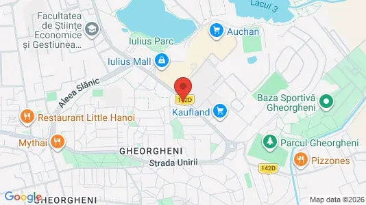 Apartments for rent i Cluj-Napoca - kort over placeringen